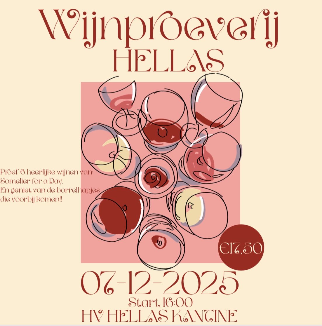 Het is weer tijd voor de jaarlijkse wijnproeverij!